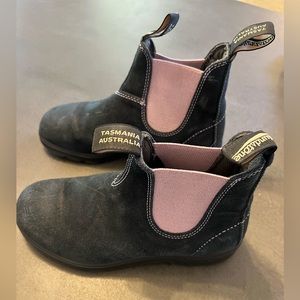 Blundstones Women’s Originals Suede Boots / Steel Grey/Blue